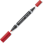 STAEDTLER MARCADOR LUMOCOLOR 348 DUO ROJO 348-2